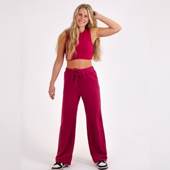 Tops - Claire Knit Cropped Set, Vibrant Threads Boutique, NWT, top and bottoms included